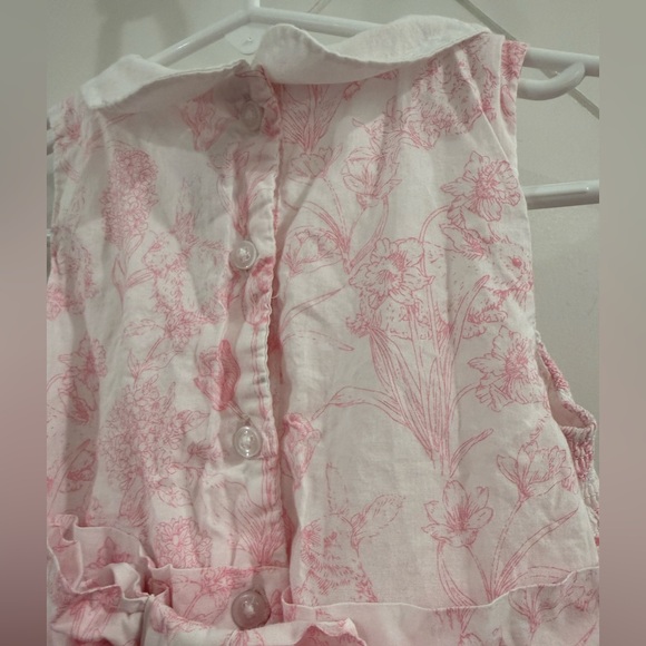 Sold Out JANIE and JACK girls The Charlotte Bunny Toile Smocked Sundress Size:4 - Picture 14 of 14